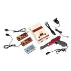 Игровая приставка Retro Genesis 8 Bit Lasergun, AV кабель, 2 джойстика, пистолет, 303 игры - фото 319741853