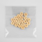 Пуговицы деревянные, 2 прокола, d = 12 мм, 20 шт, цвет бежевыё клён - Фото 4