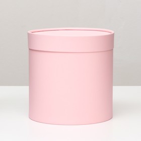 Подарочная коробка "Нежность" розовая,завальцованная без окна, 18х18 см