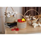 Корзина для хранения Доляна Nature, 15×15×12, бамбук - Фото 8