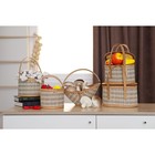 Корзина для хранения Доляна Nature, 18×18×12, бамбук - Фото 6