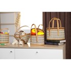 Корзина для хранения Доляна Nature, 24×14.5×14.5 см, бамбук - Фото 7