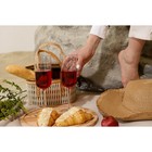 Корзина для хранения Доляна Nature, 24×14.5×14.5 см, бамбук - Фото 9