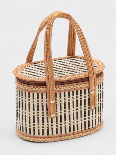 Корзина для хранения Доляна Nature, 20×13×13, бамбук