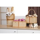 Корзина для хранения Доляна Nature, 19×14×12, бамбук - Фото 6