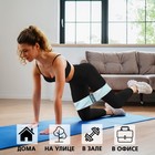 Фитнес-резинка ONLYTOP Blue LIGHT, нагрузка 8-14 кг - Фото 3