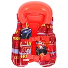 Жилет надувной «На волне: Машинки», детский, 43×33 см - Фото 4