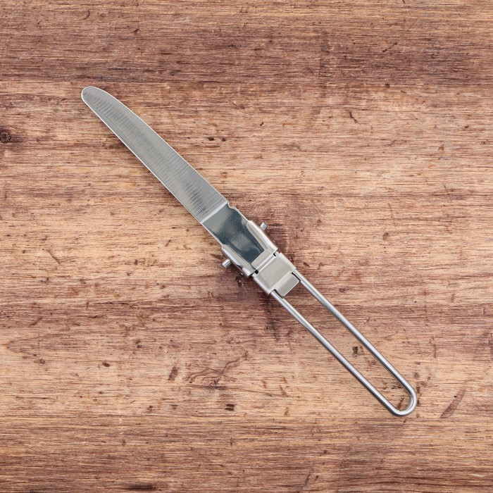 Набор складных приборов «Настоящий мужик», вилка, ложка, нож - фото 1928089551