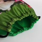 Мешок для обуви на шнурке, цвет зелёный - Фото 3
