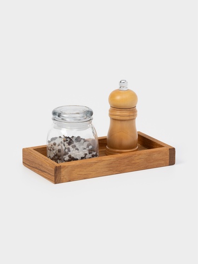 Подставка - органайзер деревянная Adelica, 18,5×9,5×2,5 см, дуб