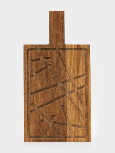 Доска разделочная и для подачи деревянная «Беличе», 29×15×2 см, дуб