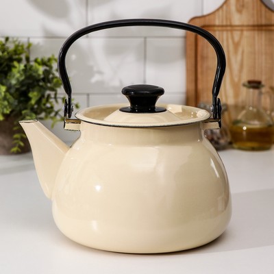 УЦЕНКА Чайник, 3 л, деколь МИКС (слоновый)