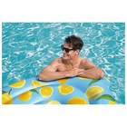 Матрас для плавания «Лимонная сенсация», 176 х 122 см, 43392 - фото 24412697