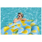 Матрас для плавания «Лимонная сенсация», 176 х 122 см, 43392 - фото 24412698