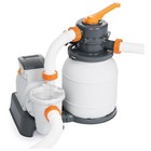 Бассейн каркасный Bestway Power Steel, 549×274×132 см, песочный фильтр-насос, лестница, тент, 5619Q - фото 26443328