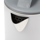 Чайник электрический HOMESTAR HS-1036, пластик, колба металл, 1.8 л, 1500 Вт, белый - фото 9594200