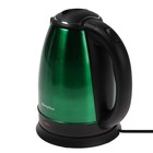 Чайник электрический МАТРЁНА MA-002, металл, 1.8 л, 1500 Вт, зелёно-чёрный - фото 9508646