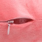 Подушка Этель "Корона" розовая 48х38см, велюр, 100% п/э - Фото 4