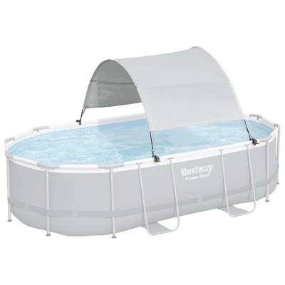 Навес для каркасного бассейна шириной бортов 210-340 см, 58746 Bestway