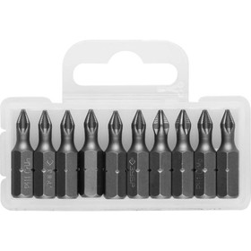 

Биты ЗУБР 26001-1-25-10, кованые, CrMo, хвостовик C 1/4″, PH1 х 25 мм, 10 шт.