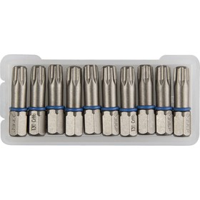 

Бита ЗУБР 26015-30-25-10, кованая, CrMo, хвостовик C 1/4″, T30 х 25 мм, 10 шт.