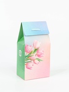 Подарочный набор «8 марта», чай зелёный со вкусом жасмина 50 г., печенье брауни 120 г., конфеты с шоколадной начинкой 110 г.  (артикул 9258917)  большой выбор товаров оптом и в розницу по низким ценам с доставкой