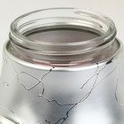 Набор банок стеклянных для сыпучих продуктов «Мрамор», 850 мл, 11,5×14,5 см, 3 шт, цвет серебряный - Фото 5