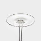 Бокал для вина Magistro «Жемчуг», 300 мл, 8.5×22 см, стекло, с золотой отводкой, прозрачный - Фото 6