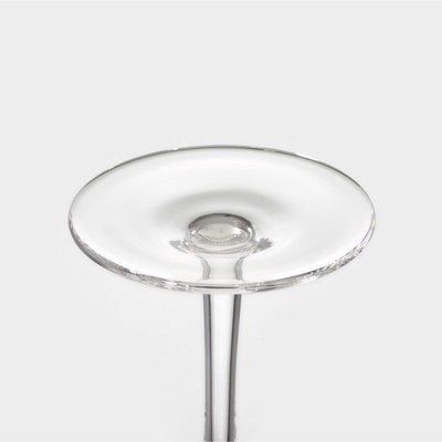 Бокал для вина Magistro «Жемчуг», 300 мл, 8.5×22 см, стекло, с золотой отводкой, прозрачный