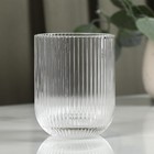 Стакан Magistro «Грани», 260 мл, 7.5×9.5 см, стекло, прозрачный - Фото 1