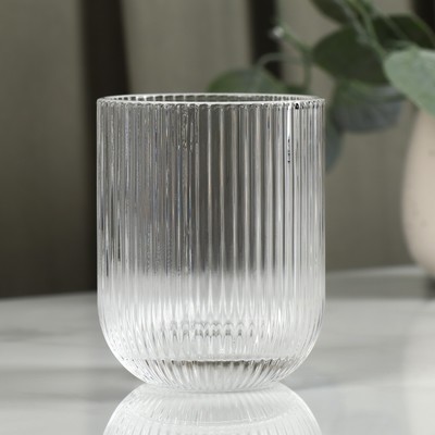 Стакан Magistro «Грани», 260 мл, 7.5×9.5 см, стекло, прозрачный