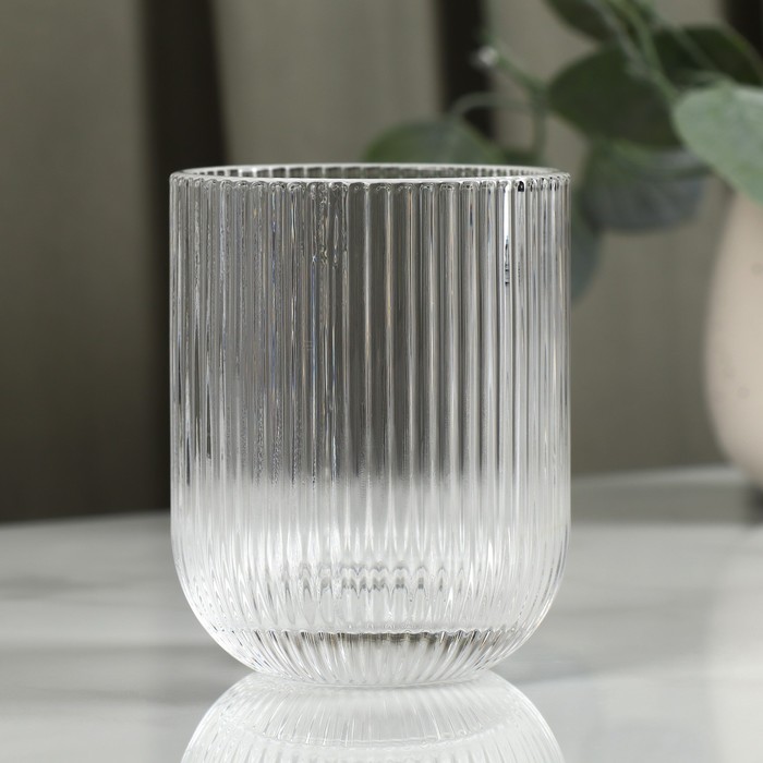 Стакан Magistro «Грани», 260 мл, 7.5×9.5 см, стекло, прозрачный - Фото 1