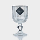 Бокал из стекла для вина Magistro «Грани», 250 мл, 8×14,5 см, цвет прозрачный - Фото 11