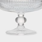 Креманка стеклянная Magistro «Грани», 300 мл, 12×10 см, цвет прозрачный - Фото 3