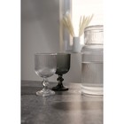 Бокал из стекла для вина Magistro «Грани», 250 мл, 8×14,5 см, цвет графит - Фото 6