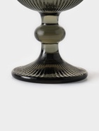 Бокал для вина Magistro «Грани», 250 мл, 8×14.5 см, стекло, графитовый - Фото 4