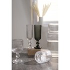 Бокал для шампанского Magistro «Грани», 150 мл, 5.5×18.5 см, стекло, графит - Фото 6