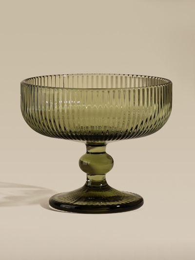 Креманка SL Home «Модерн», 300 мл, 12×10 см, стекло, оттенок МИКС