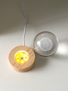 Световая фигурка «Одуванчик», LED-ночник, стекло d=6 см, подставка дерево, USB, 6.5×6.5×7.5 см - фото 118972402 Световая фигурка «Одуванчик», LED-ночник, стекло d=6 см, подставка дерево, USB, 6.5×6.5×7.5 см - фото 118972402