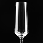 Бокал для шампанского Magistro «Алхимия», 230 мл, 7×26.2 см, стекло, прозрачный - фото 22027303