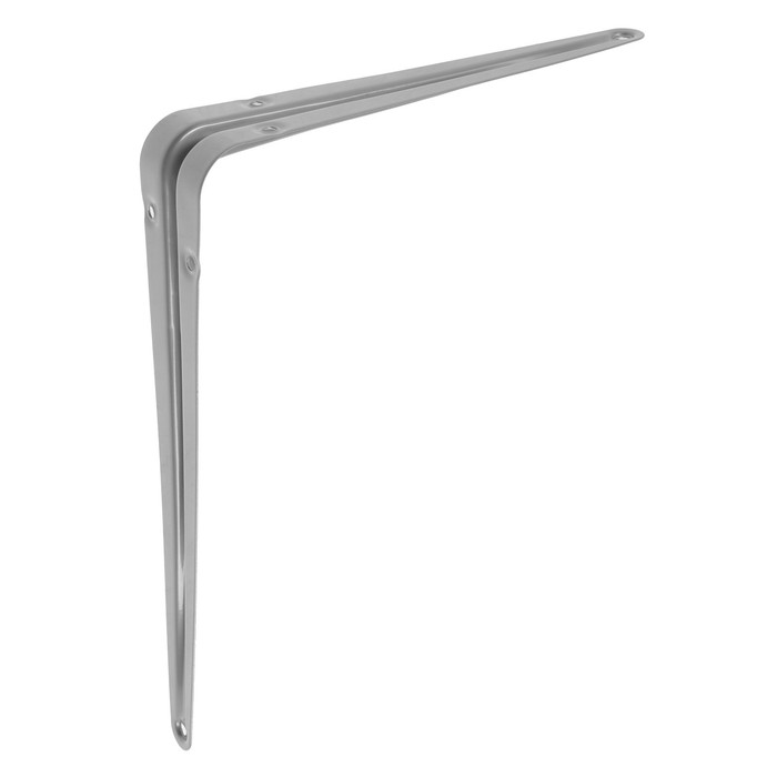 Кронштейн, 250×200×0.9 мм, металл, цвет хром - Фото 1