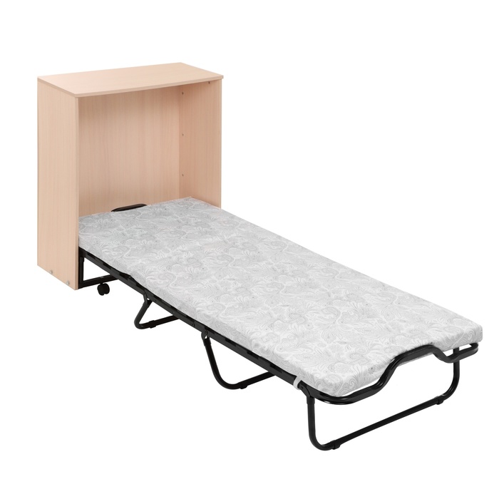 Раскладушка – кровать – тумба для взрослых «Карина», с матрасом, 1900×800×270 мм, МИКС - Фото 1