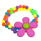 Браслет детский "Выбражулька", цветок ромашки, 2 нити, цветной - Фото 1