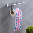 Сувенирная туалетная бумага "Флаг Британия", 9,5х10х9,5 см - фото 319277497
