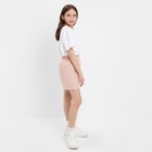 Шорты для девочки MINAKU, пыльно-розовые, рост 164 см - Фото 2