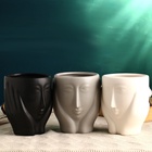 Декоративное кашпо для цветов «Лори», 800 мл, 14×12 см, керамическое, МИКС 9412516