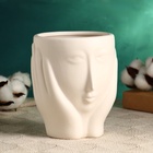 Декоративное кашпо для цветов «Лори», 800 мл, 14×12 см, керамическое, МИКС 9412516