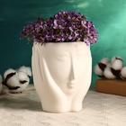 Декоративное кашпо для цветов «Лори», 800 мл, 14×12 см, керамическое, МИКС 9412516