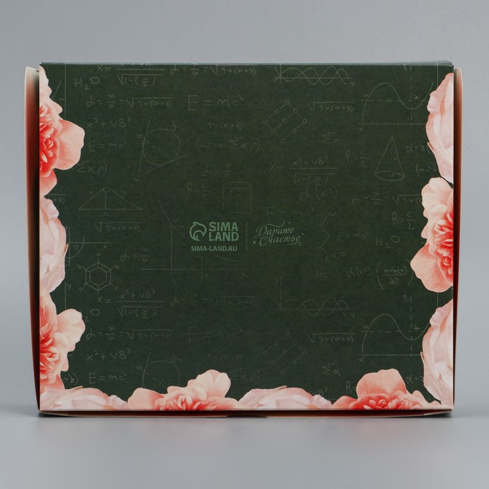 Коробка кондитерская, упаковка, «Золотому учителю» 17 х 20 х 6 см 4746043 - фото 1887033952