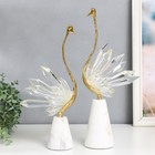 Набор фигурок «Лебеди», 2 шт., 10×12×42 см - Фото 1